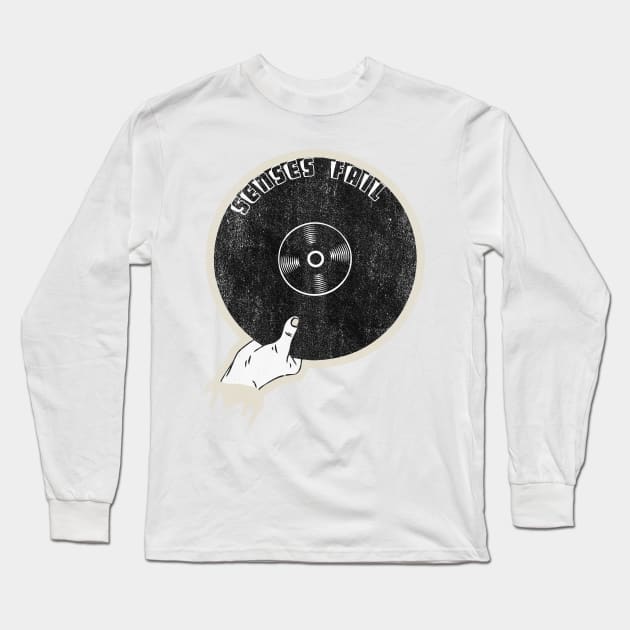 Senses Fail Grab Vinyl Long Sleeve T-Shirt by PASAR.TEMPEL